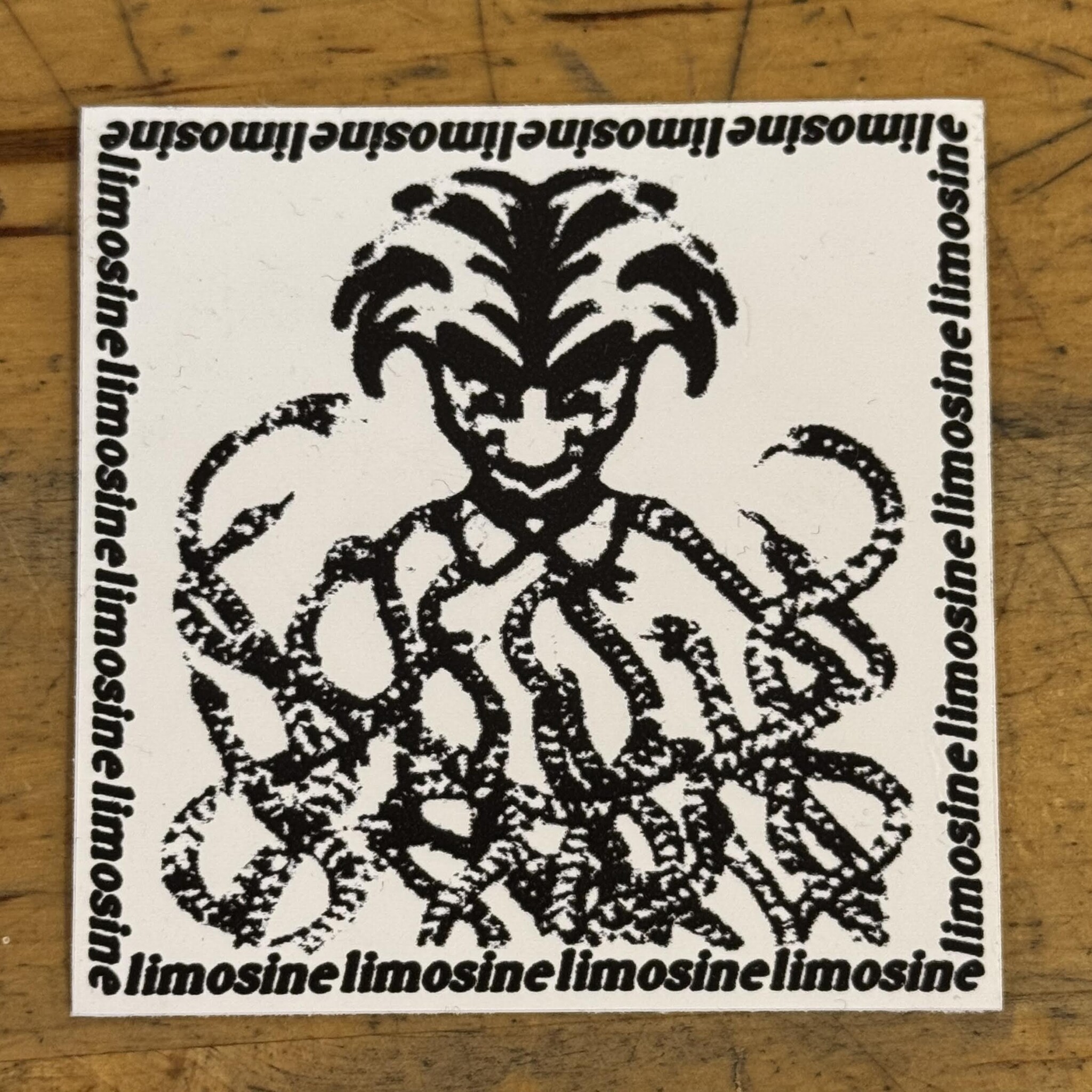 limosine limosine snake pit 4in sticker