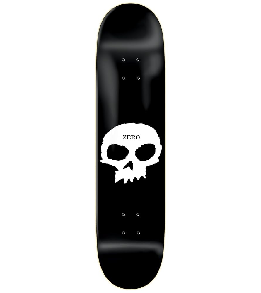 zero zero single skull 8.5 deck