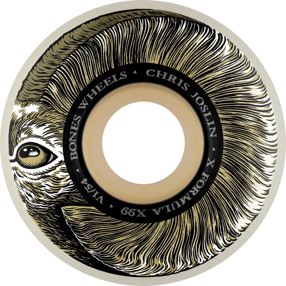 bones bones x formula joslin rampage 99a 54mm black v1 standard wheels