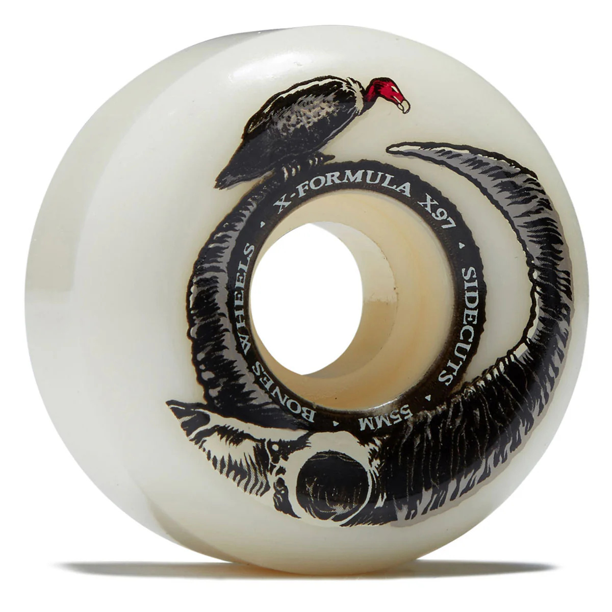 bones bones x formula floor horns 97a 55mm black v5 side cut wheels