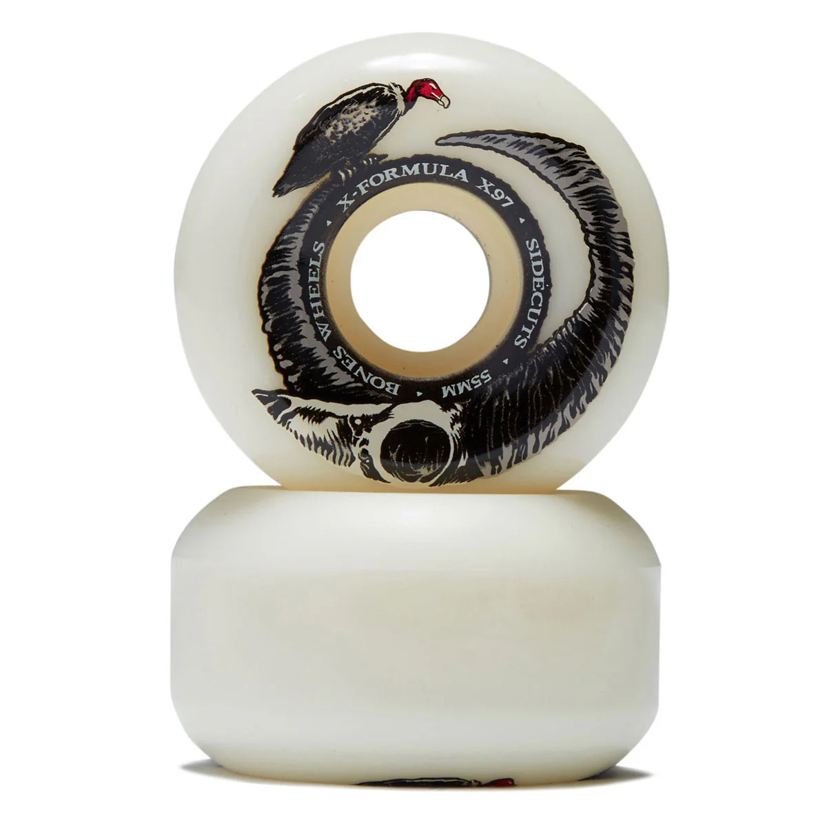 bones bones x formula floor horns 97a 55mm black v5 side cut wheels