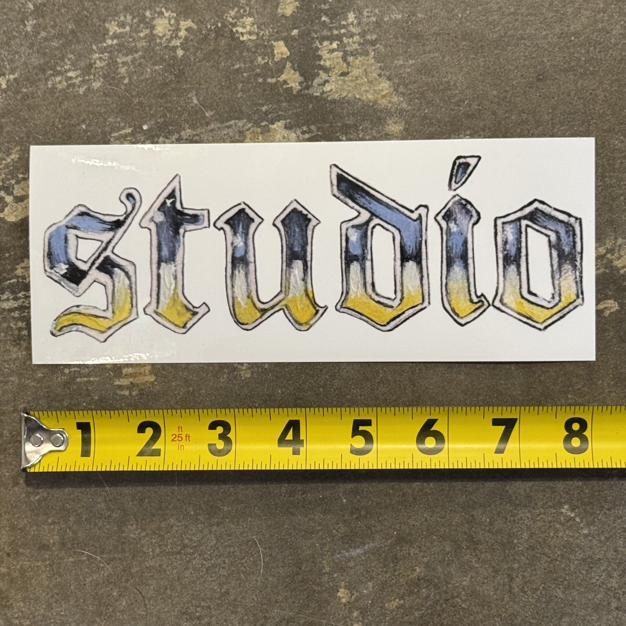studio skate supply studio howyadoineverybody 8in x 3in sticker