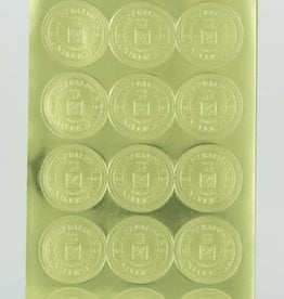 Spirit Products Gold Foil University Seals w/ adhesive (75 per package)