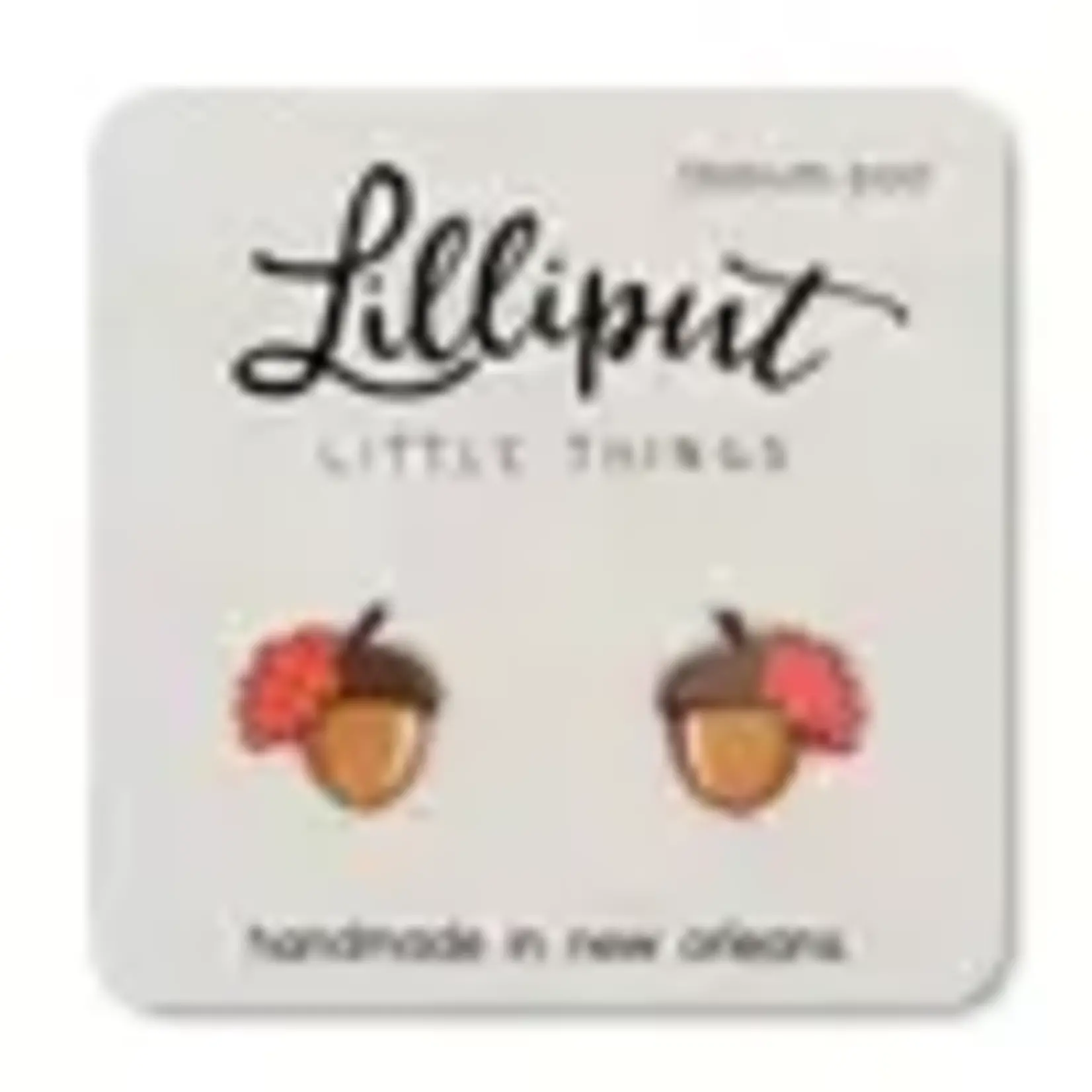 Lilliput Fall Acorn Earrings