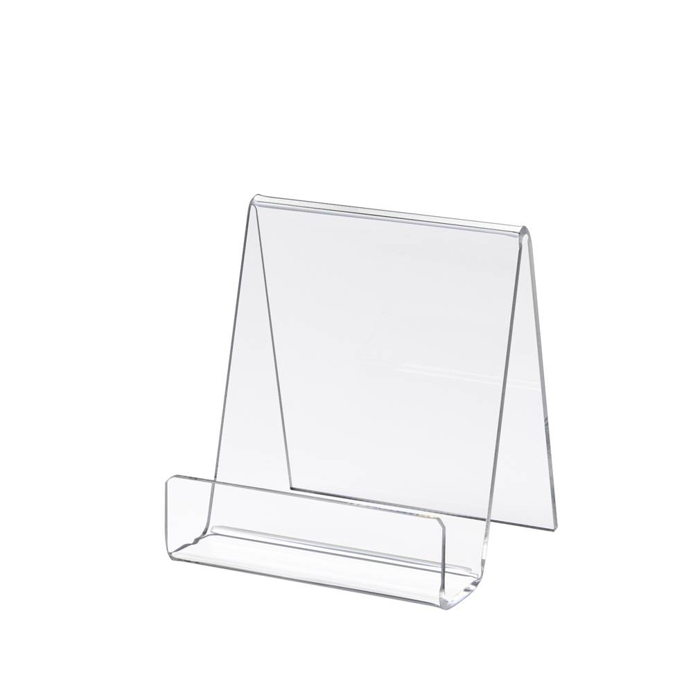Acrylic book stand multipurpose display 31/2''W x 31/2''D x 4''H