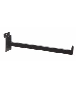 Face out 12'', 3/4" square tubing, for slatwall