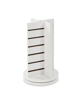 Countertop revolving tower CROSS 12"x 12"x 25"H, white or maple