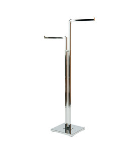 2 Way rack with straight arms, square tubing