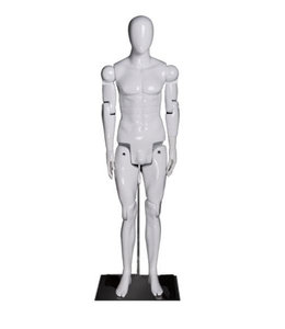 Articulated male mannequin