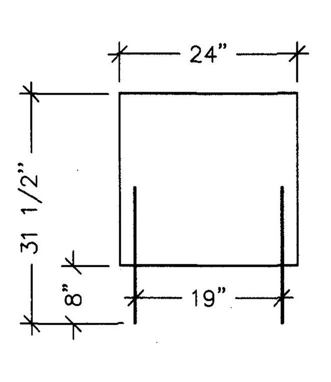 pare-haleine | écran protecteur en acrylique auto-portant 23.5"Lx 31.5"H x 1/8" Épaisseur