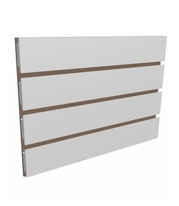 Slatwall Panel 96"x 48''H grooved on the 96", white