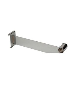 Support 12” pour pôle ronde 1" à 1-1/16" diamètre pour grille, chrome