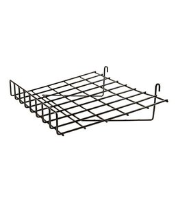 Shelf wire slanted 24" x 15" with 3" lip for grid