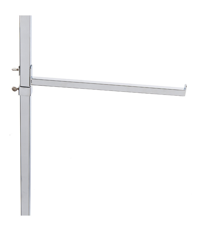 12" optionnal twist arm for vertical 1” square tubing