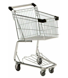 Small shopping cart, 80 liters, 24.25" X 15.75" X 34.25"