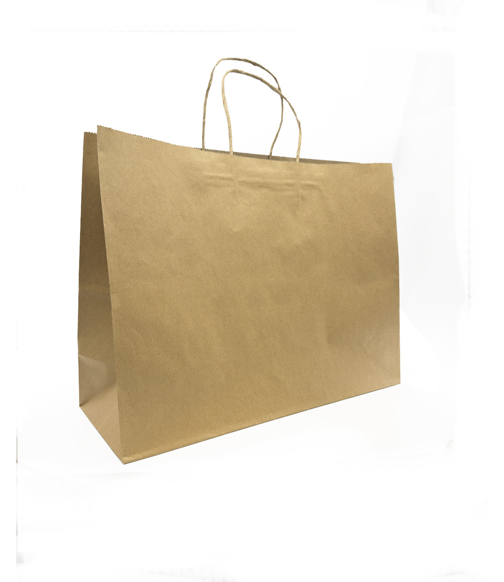 Kraft shop paper sacks