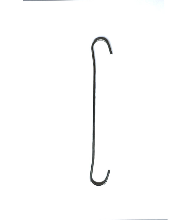 "S" Ceiling hooks, chrome 1/8"diamètre -3/32" diameter - chrome - 12”/ 18”/ 24”/ 30”/ 36"