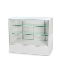 Economic full vision glass counter