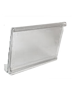 Porte-prix clair 2" et 4" autocollant pour comptoir (paquet de 25)