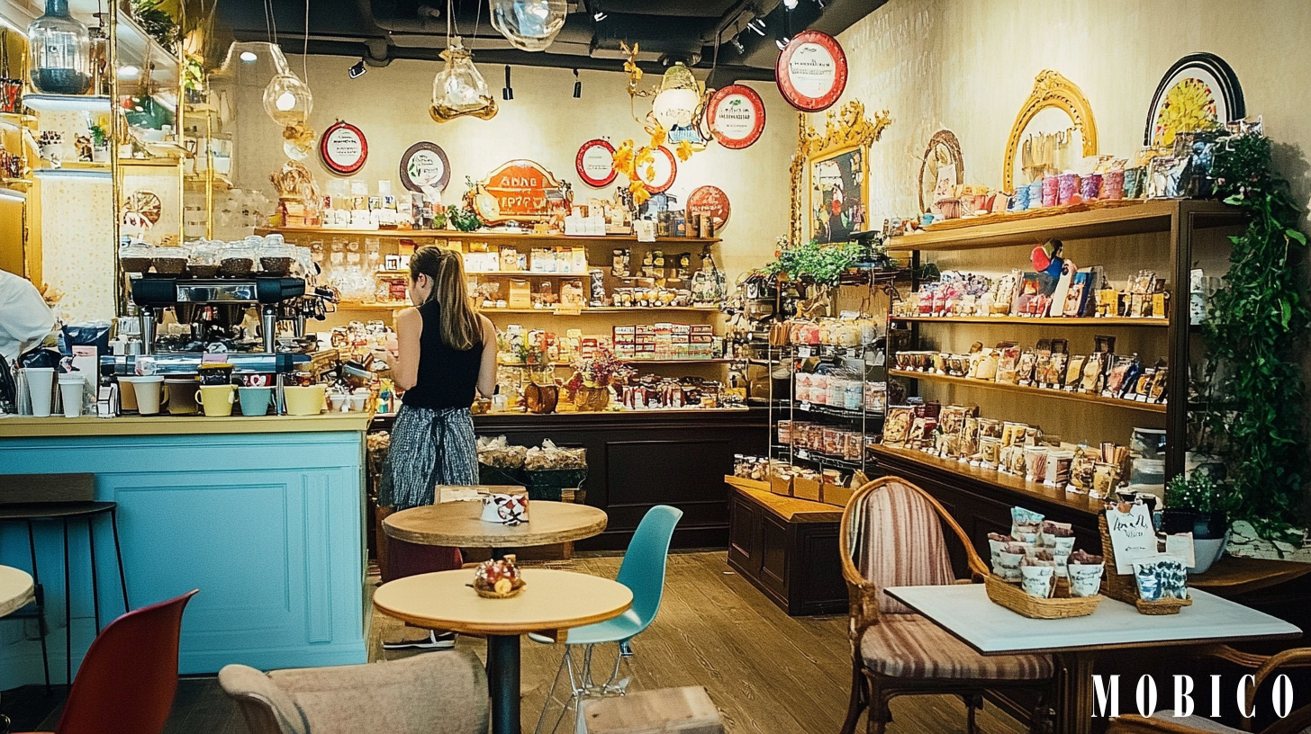 Boutique qui s'adapte pour accueillir des collections différentes selon les saisons et événements