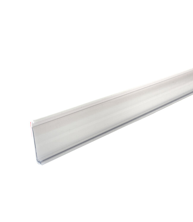 Porte prix autocollant avec moulure 48", dos blanc