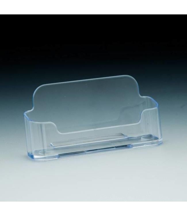 Business card holder, horizontal 4'' x 1-1/2'' x 2-1/4''H