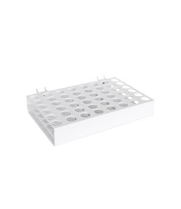 Cabaret organisateur d’acrylique blanc 54 trous pour panneau perforé