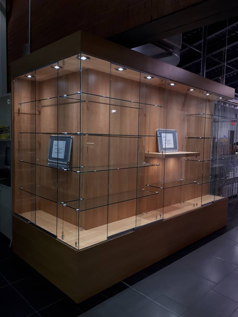 Custom glass display