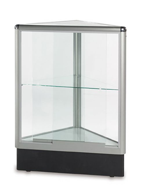 Glass corner display alumimum 0811 Mobico Mobico inc.