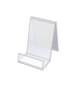 Business card holder, vertical 2'' x 3'' x 2-3/4"H