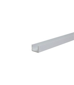 Moulure d'aluminium en U 3/4" x 3/4" x 96"