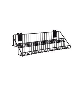 Shelf wire, 2 level for slatwall 24" or 48"