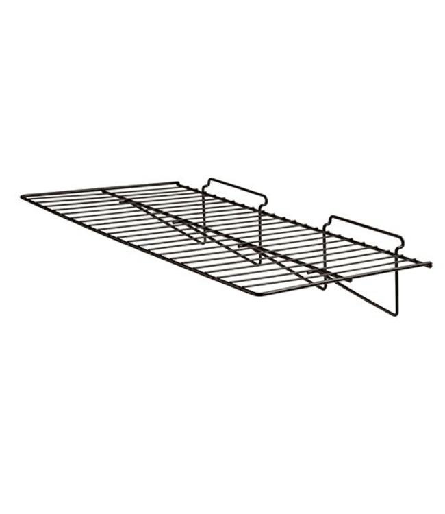 Slatwall straight shelf 24'' x 12''