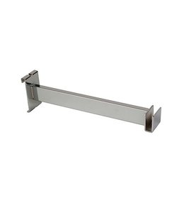 12” hangrail bracket for rectangular tubing 1/2" x 1-1/2", chrome