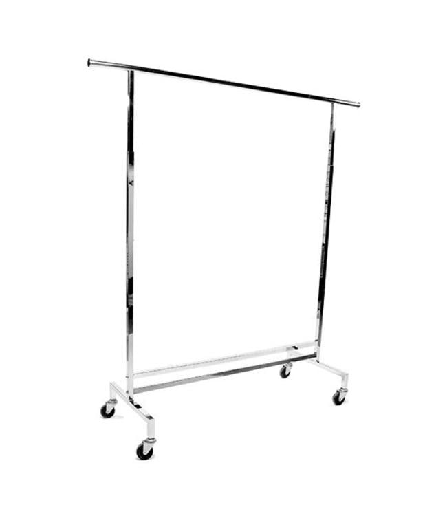 Rolling rack 60” height adjustable 54" to 74"H on wheels