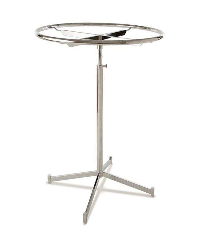 Porte vêtement rond pivotant 30" ou 36" diamètre chrome