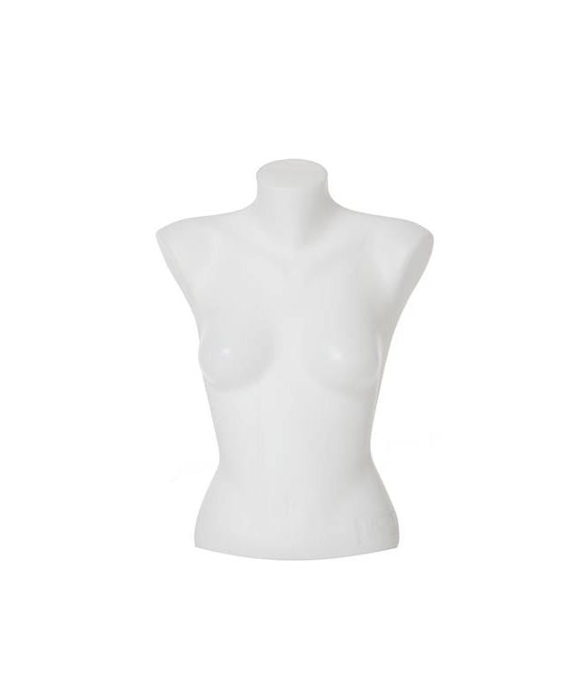 Female's torso made of molded palstic