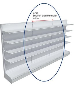 Wall unit Add-on section