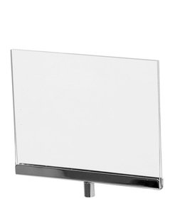 Horizontal sign holder 7"x 5.5'' H, acrylic