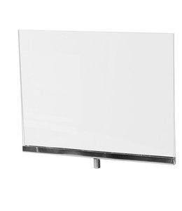 Porte-affiche horizontal en acrylique 11” x 8.5” H