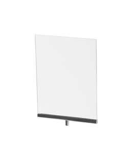 Porte-affiche vertical en acrylique 8.5” x 11” H