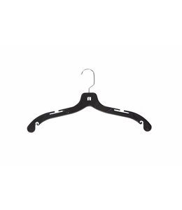 Plastic hanger, clear or black 10"/12"/14"/17"