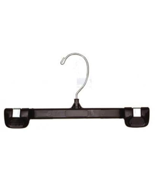 Skirt & pant hanger 8"/10"/12"and chrome hook black or clear