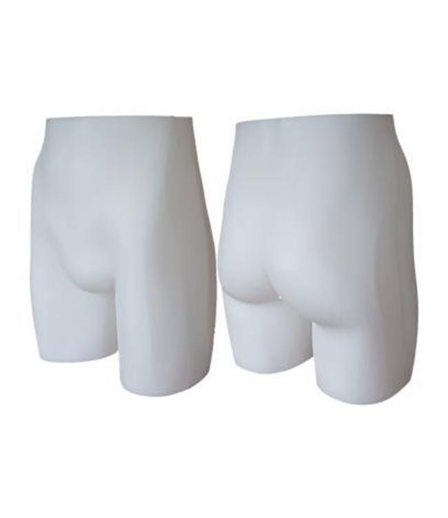Male Sport Underwear Form, white plastic