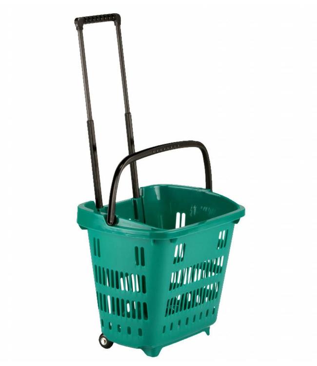 Shopping basket for retail store on wheels 4727 Mobico Mobico inc.