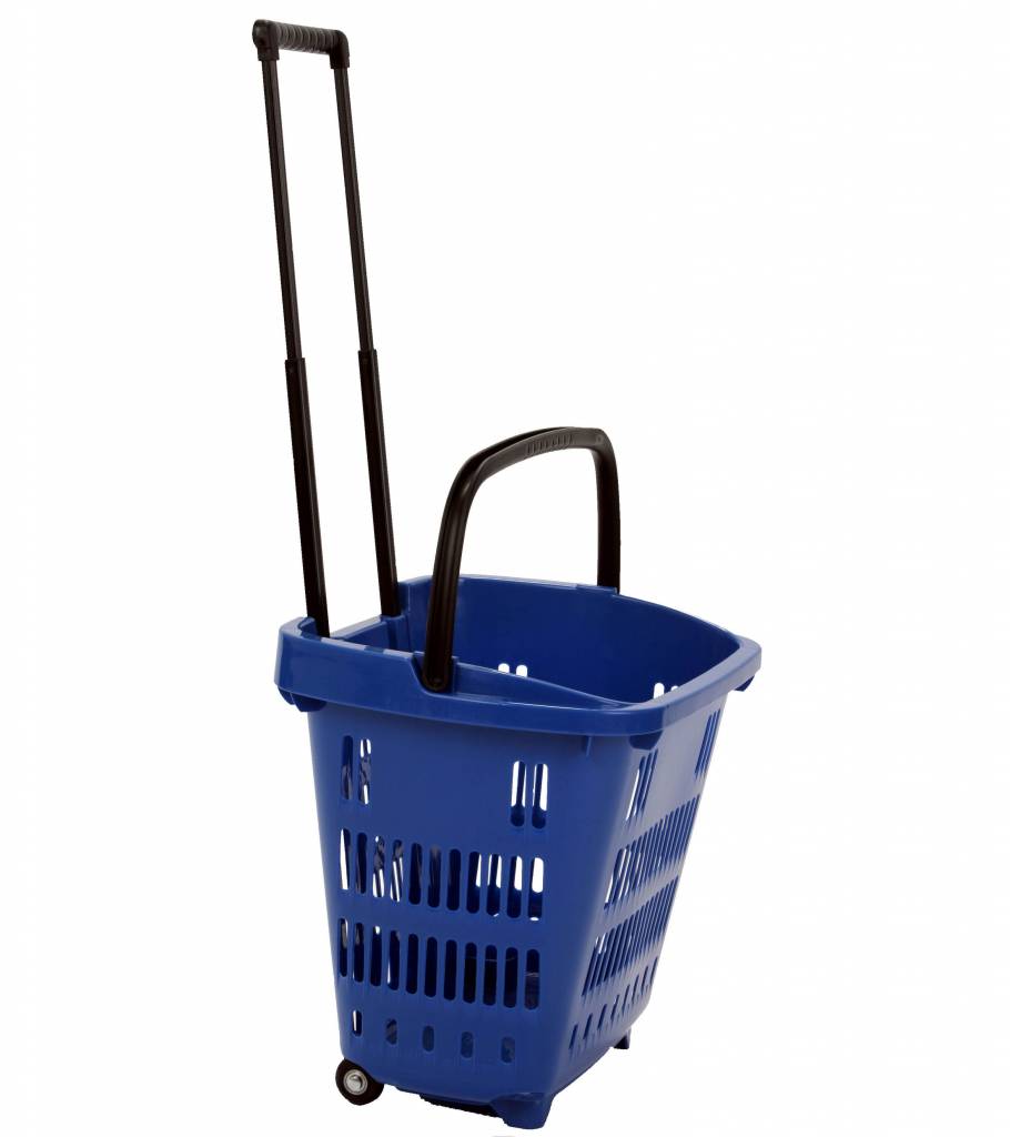 Shopping basket for retail store on wheels 4727 Mobico Mobico inc.
