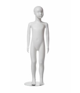 White plastic children mannequin 3-4 year 43-1/4"H