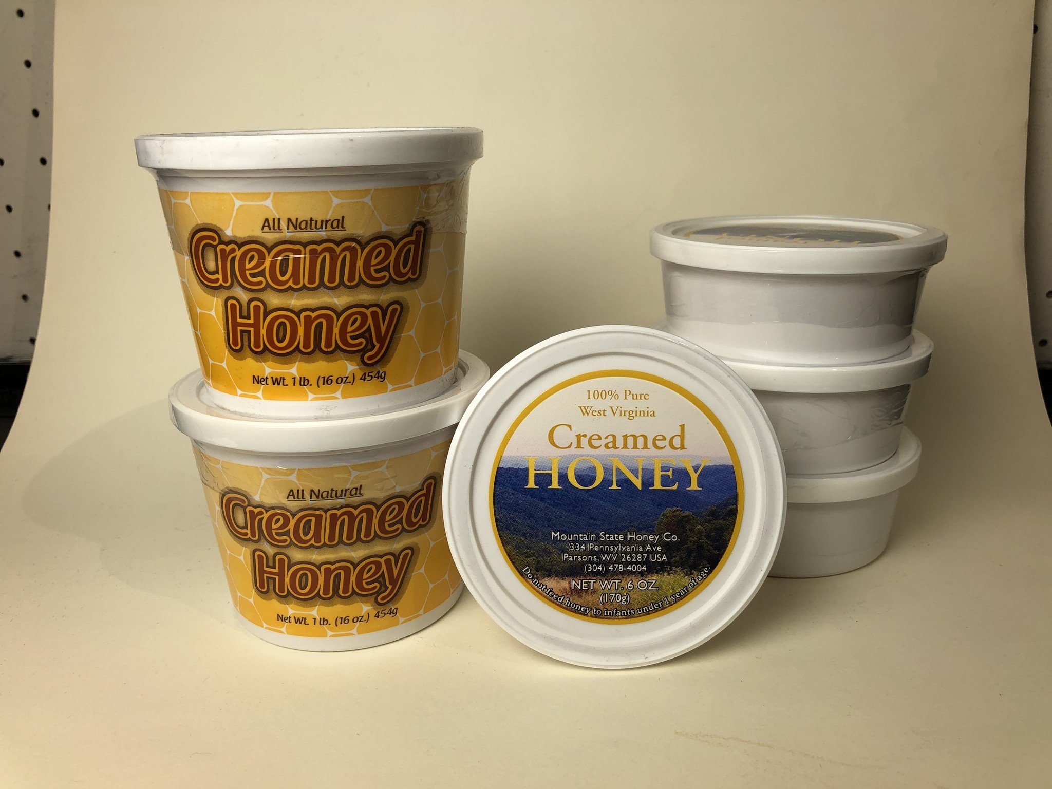 Mountain State Honey Company Mtn State Honey 16 oz. Creamed Tub