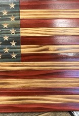 KLINE WOODWORKS Wooden American Flag Medium