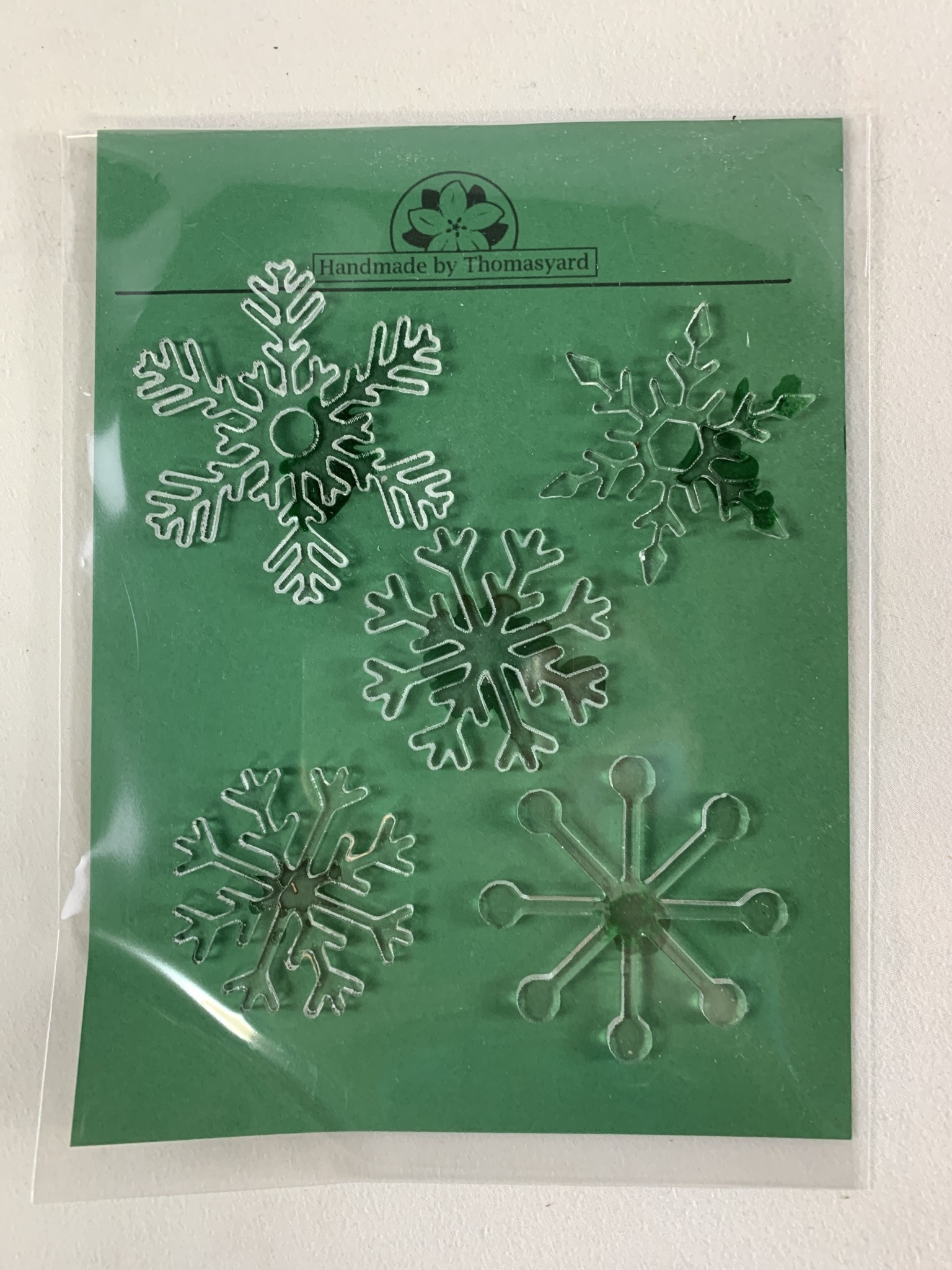 Davisyard Snowflake Ornament Set (Acrylic)